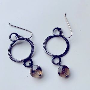 Silpada Smoky Quartz Earrings